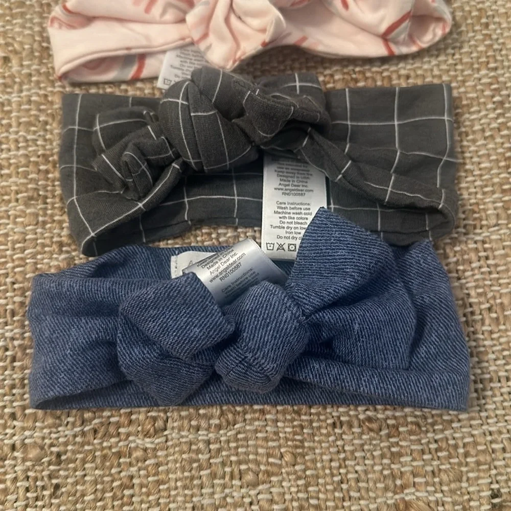 Angel Dear Baby Girls Headband Bundle